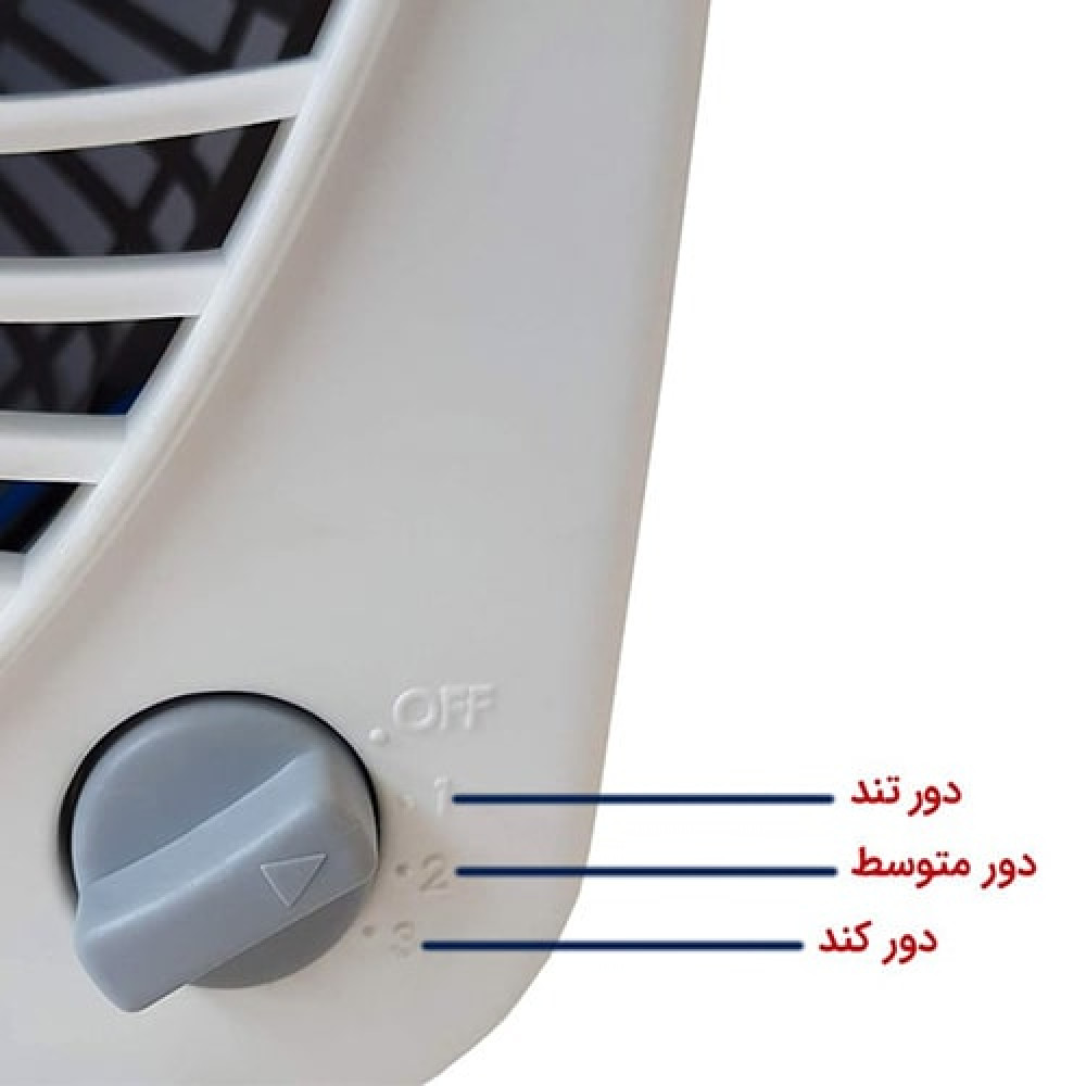 پنکه رو میزی مدل هاله 20 سانت تک فاز 2200 دور -دمنده